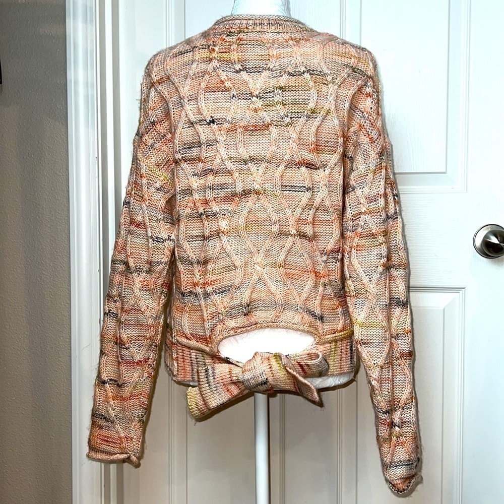 Universal Thread Cable Knit Marbled Space Dye Tie… - image 6